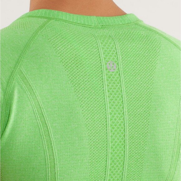 Lululemon Swiftly Pace Crop Bundle Size 2 / 4 Frond Green - Excellent Condition! - Picture 4 of 15